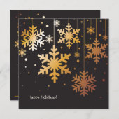 雪片つる(ホリデー気にフォトカード付き) シーズンカード (正面/裏面)