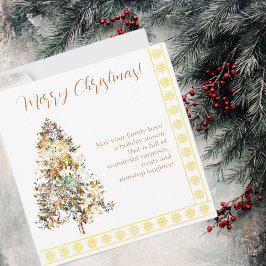 雪片で作られたクリスマスツリー