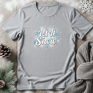 雪片で雪をスタイリッシュ降らせる – 冬 トライブレンドTシャツ
