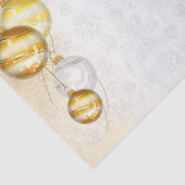 雪片とクリスマスボール 薄葉紙 (詳細)