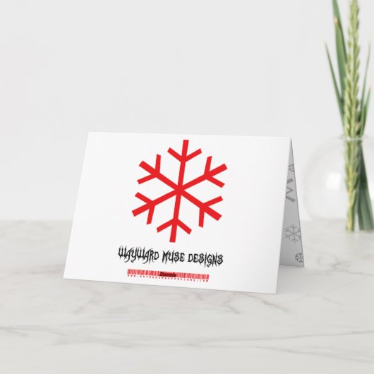 雪片とスカル シーズンカード (裏面)