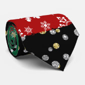 雪片とダイヤモンドのネクタイ ネクタイ (ロール)