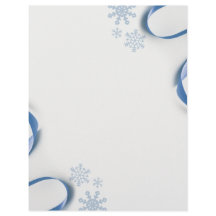 雪片とブルーリボン