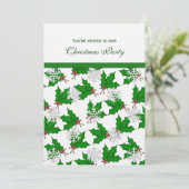 雪片とホリーパーティの招待状 招待状 (スタンド正面)