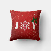 雪片とヤドリギ クッション (裏面)