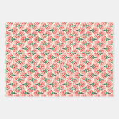 雪片と亀はクリスマスラップセット ラッピングペーパーシート (正面2)