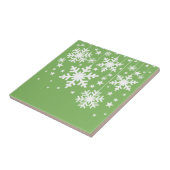 雪片と星タイル,緑 タイル (側面)