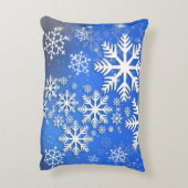 雪片と星 アクセントクッション (裏面(縦))