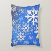 雪片と星 アクセントクッション (正面(垂直))