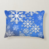 雪片と星 アクセントクッション (裏面)