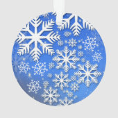 雪片と星 オーナメント (裏面)