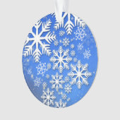 雪片と星 オーナメント (正面)