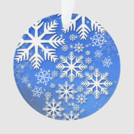 雪片と星 オーナメント