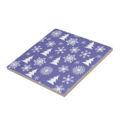 雪片と松模様 タイル (側面)