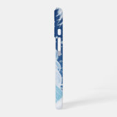 雪片と氷 iPhone 16ケース (左側面)