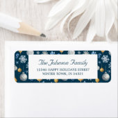 雪片と要素航海ののパターン ラベル (インサイチュ)