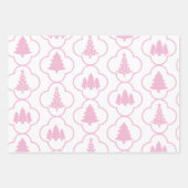 雪片と雪だるま ラッピングペーパーシート (正面3)