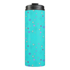 雪片と鳥_aqua タンブラー