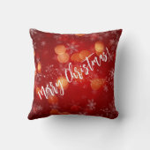 雪片と《写真》ぼけ味 クッション (裏面)