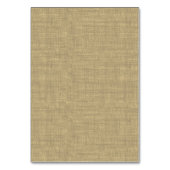 雪片とBurlapシート テーブルナンバー (裏面)