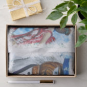 雪片によって組み立てられるくるみ割りのキス 薄葉紙 (ギフト)