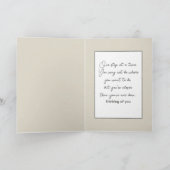 雪片にホッキョクグマ カード (内部)