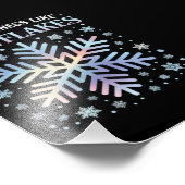 雪片のような優しさを広めるクリスマス先生 フォトプリント            (角)