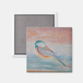 雪片のキャッチ マグネット (正面/裏面)