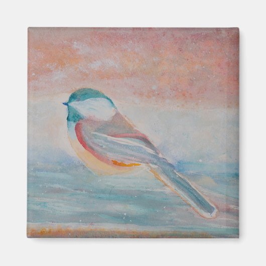 雪片のキャッチ マグネット (正面)