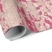 雪片のクリスマスの休日の素朴な包装紙 ラッピングペーパー (ロールコーナー)