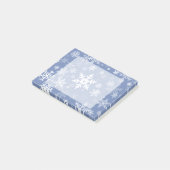 雪片のグラフィックはaの色の背景をカスタマイズ ポストイット (アングル)