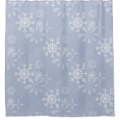 雪片のシャワー・カーテン シャワーカーテン (正面)