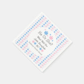 雪片のジェンダーが少し明らかになる スタンダードカクテルナプキン (角)