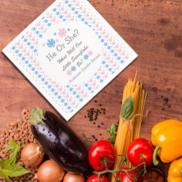 雪片のジェンダーが少し明らかになる スタンダードカクテルナプキン