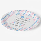 雪片のジェンダーが少し明らかになる ペーパープレート (アングル)