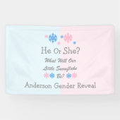 雪片のジェンダーが少し明らかになる 横断幕 (横)