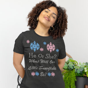 雪片のジェンダーが少し明らかになる Tシャツ