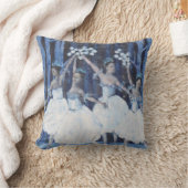 雪片のダンス私のナツクラッカーバレエ クッション (ブランケット)