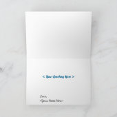 雪片のテンプレート カード (内部)