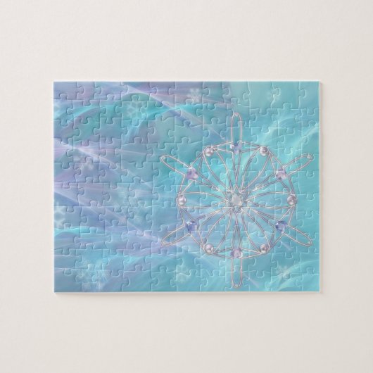 雪片のパズルのワルツ ジグソーパズル (横)