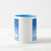 雪片のマグのダンス(カスタマイズ可能な) マグカップ (中央)