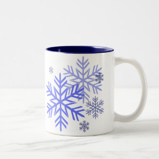 雪片のマグ ツートーンマグカップ