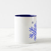 雪片のマグ ツートーンマグカップ (中央)