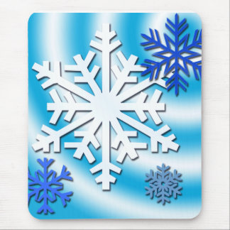 雪片の不思議の国 マウスパッド