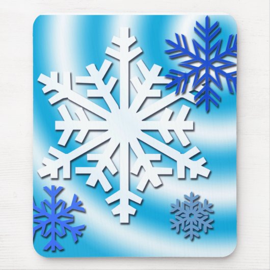 雪片の不思議の国 マウスパッド (正面)
