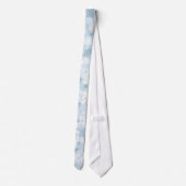 雪片の人のタイ ネクタイ (裏面)