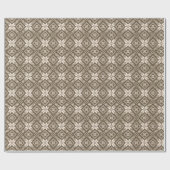 雪片の公平な島(ジャカード)の休日のセーター ラッピングペーパー (フラット)