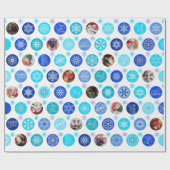 雪片の写真 ラッピングペーパー (フラット)