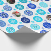 雪片の写真 ラッピングペーパー (角)