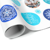 雪片の写真 ラッピングペーパー (ロールコーナー)